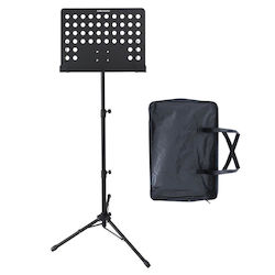Audio Master Wirtschaftliches Metall-Notenständer Schwerlast Bs10 Musikständer + Tragetasche Audio Master Wirtschaftliches Metall-Notenständer Schwerlast Bs10 Musikständer + Tragetasche