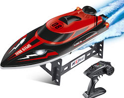 Techkidz Remote Controlled Boat 2.4ghz 25km/h Speedboat Model Black Red Techkidz Remote Controlled Boat 2.4ghz 25km/h Speedboat Model Black Red