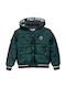 Kids Casual Short Jacket with Lining Green