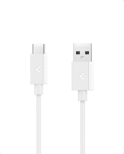 Spigen USB 2.0 Kabel USB Typ-C männlich - USB-A 60W Power Delivery Weiß 2m ACA08716