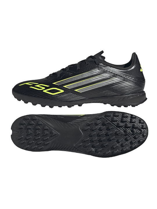 adidas gazelle silver green womens adidas F50 Club Mid Firm Ground/Artificial Grass - Core Black/Iron  Met./Lucid Lemon main image 0