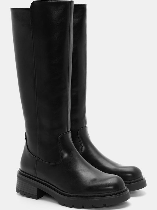 Luigi Wildleder Damenstiefel Schwarz