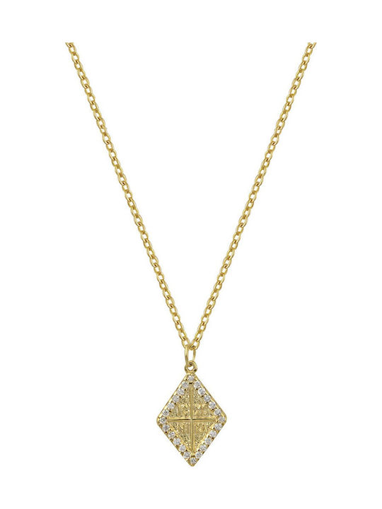 Graloro Charm Amulett Konstantin aus Vergoldet Silber mit Zirkon