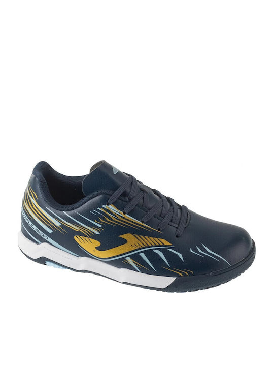 Joma Propulsion Kids Indoor Soccer Shoes Navy Blue