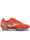 Kids Soccer Cleats Propulsion with Turf Orange