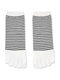 Bambus Baumwollsocken Zehen Socken Gestreift Q&y