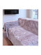 Linea Home Linear Dusty Four-Seater Sofa Throw Jacquard 180x320cm Dusty Pink