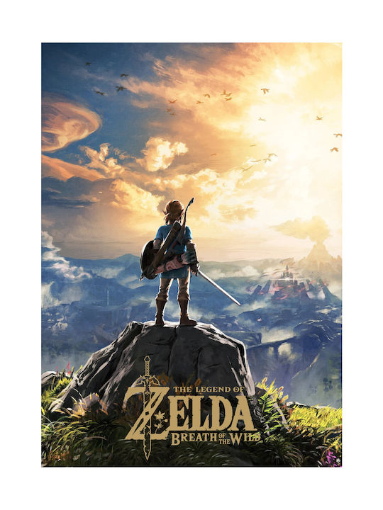 Gaming Poster Zelda Breath Wild Gm2338 21cm X 30cm