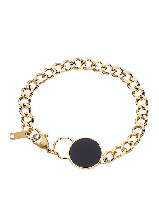 Graloro Damen Armband aus Stahl Vergoldet