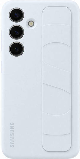 Калъф Samsung Galaxy S24 Силиконов С Грип Стойка Ef-gs921clegww Каишка Светлосив