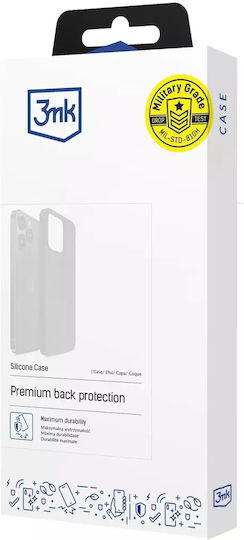 3MK Silicone Back Cover Leather Black Oppo A17