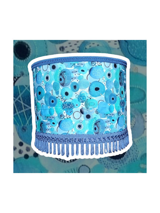 Oxygen Hängelampe Blau mit Fassung E27 35x20cm.
