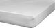 Beauty Home Protective Cover Single Waterproof White 100x200+30cm