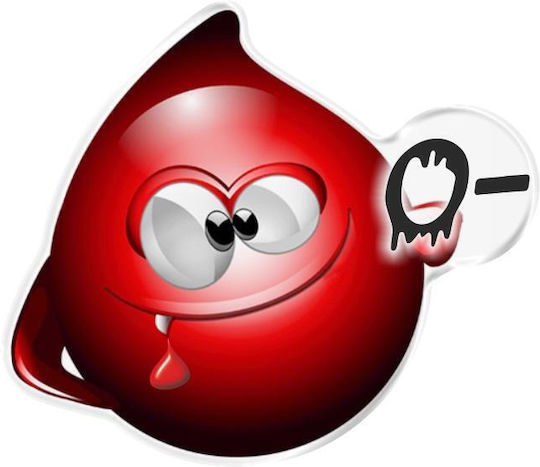 Αυτοκολλητο Ομαδας Αιματος 0 Blood Type Label Sa02p Print