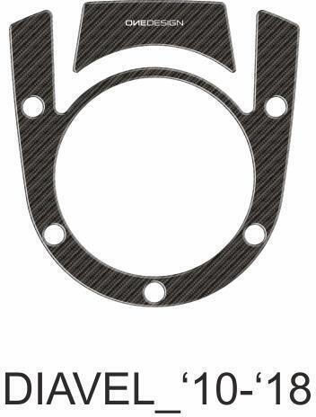 Стикер За Резервоар Yoke Protector Ppsd12kp Ducati Diavel '10-'18 Print