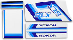 Αυτοκολλητα Honda Glx Μπλε Σετ Αυτοκολλητα Honda Glx Μπλε Σετ
