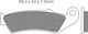 Brake Pads Set Fa125 Organic Fizz42836
