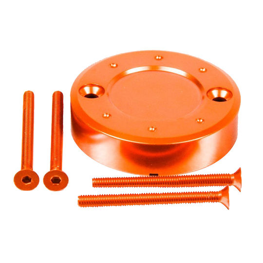 Pro Bolt Motorcycle Brake Reservoir Protector Orange