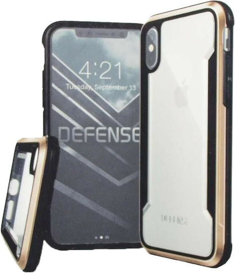 X-Doria Defense Shield С пълно покритие (360°) Пластмаса Златист (iPhone XR)