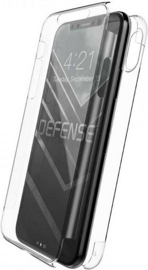X-Doria Defense 360 Vollschutz Silikon Transparent Für iPhone X / Xs