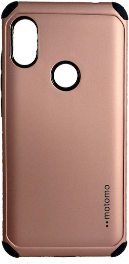 Motomo Galaxy Back Cover Plastic Rose Gold (Samsung Galaxy A10s)
