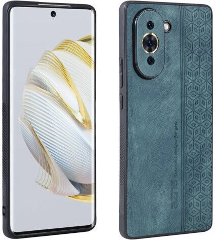 Azns Back Cover Πλαστικό / Δερμάτινο Πράσινο (Huawei Nova 10) 660110342C