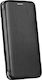 Curved M-folio Книга Изкуствена кожа Черен (Huawei Y5p)