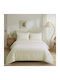 Casa Colori Duvet Cover Single 100% Cotton 160x240 Ecru
