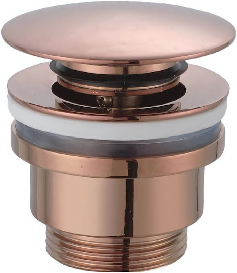 Imex Pop Up Ventil Spülbecken Rose Gold