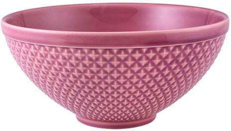 Bordallo Pinheiro Ceramic Salad Bowl Pink