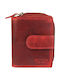Leather Women's Wallet Classic Red