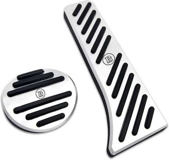 Aluminum Pedal Set Non Slip Brabus Sy-jtb0181 2 Pieces