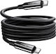 Linq Cablu Încărcare și Transfer Usb-c Usb-c 5a 240w Power Delivery 2m Negru