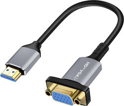 Linq Hdmi Male To Vga Female Video Cable 1080p 20cm Black Linq Hdmi Male To Vga Female Video Cable 1080p 20cm Black