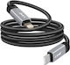 Linq Lightning To USB-C Power Delivery 36W Cable In Braided Nylon 1.2m Black