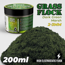 Макет Grass Flock Тъмно Зелено Блато 2-3мм 200мл