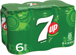 7UP Ice Tea με Ανθρακικό 6x330ml