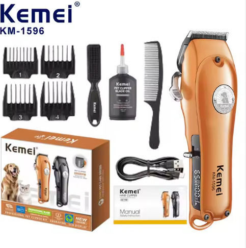 Kemei Dog Grooming Clippers Rechargeable