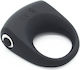 Vibrating Silicone Cock Ring Black