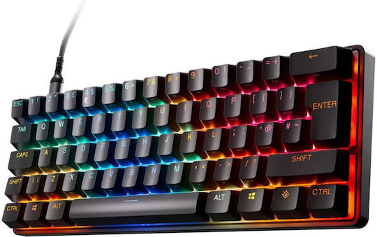 SteelSeries Apex Pro Mini Gen 3 Gaming Mechanische Tastatur 60% mit Stahlseries Omnipoint 3.0 Schaltern und RGB-Beleuchtung (Englisch UK)