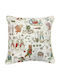 Signare Christmas Decorative Square Pillowcase 45x45cm