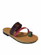 Leder Flache Sandalen für Damen