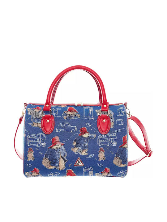Signare Paddington Bear Women's Bag Shoulder Blue