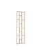 Holzdekorative Wandpaneele 250cm x 63,4cm x 7,5cm Hell Eiche 190318