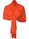 Damen Schal Orange