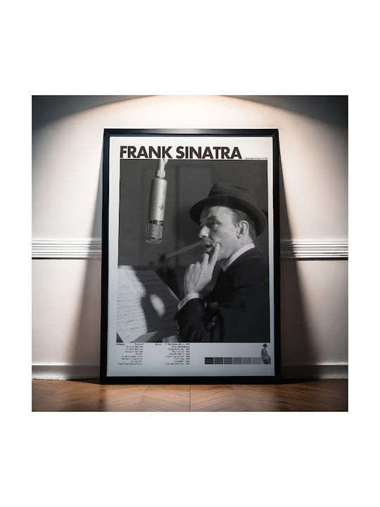 Music Poster Frank Sinatra Ms431 30cm X 40cm Fr...
