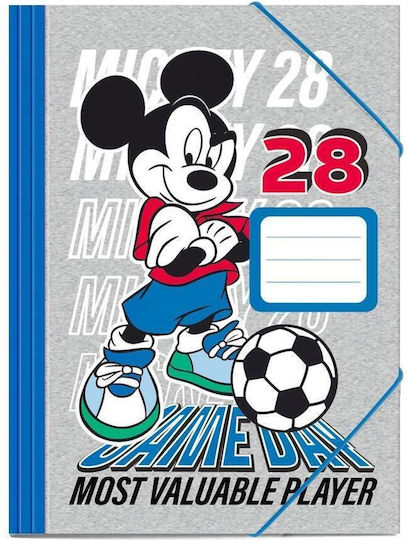 Must Φάκελος Λάστιχο Χαρτί A4 Πολύχρωμος Mickey 563166