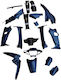 Honda Supra Blaues Kunststoff Motorradteile Kit