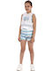 Kids Top Sleeveless White