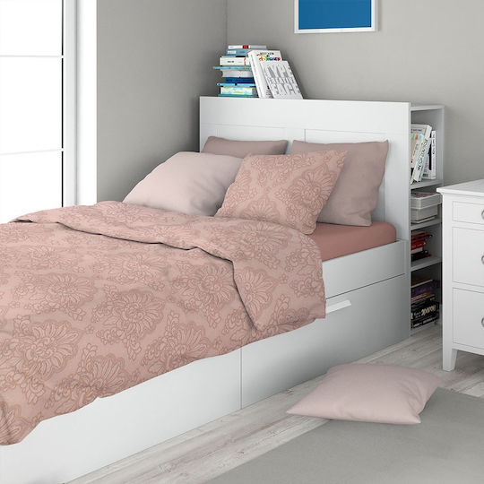 Dimcol Άρτεμις Σετ Υπέρδιπλο 4τμχ 240x270εκ. 703 Dusty Rose